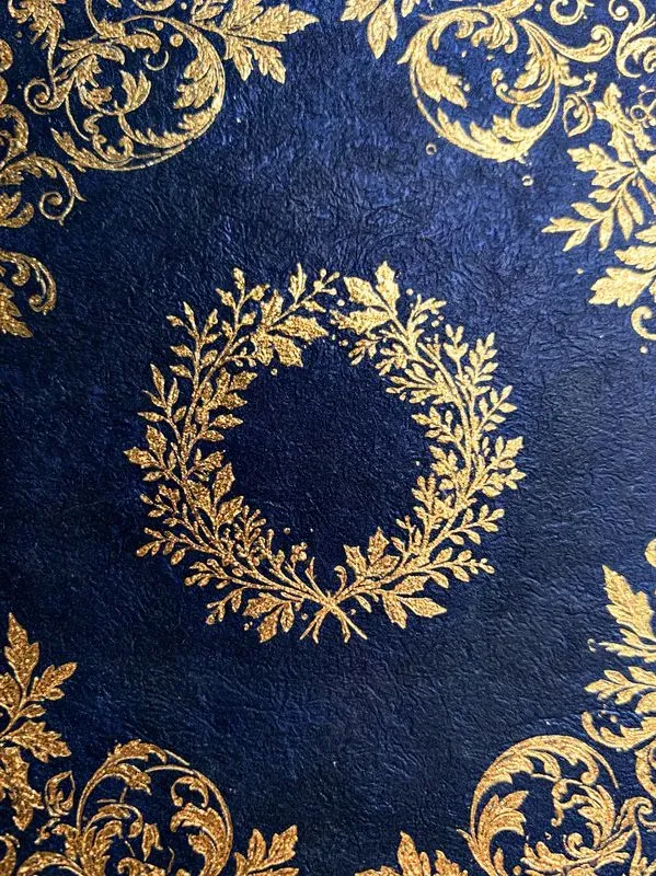 Gold Foil Christmas Junk Journal Pages