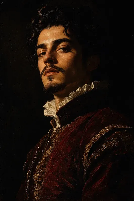 Oil Paintings Chiaroscuro Portraits
