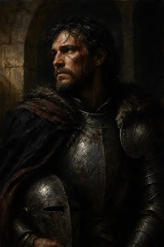 Oil Paintings Chiaroscuro Portraits