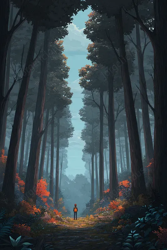 Cinematic Landscape Poster Illustrations