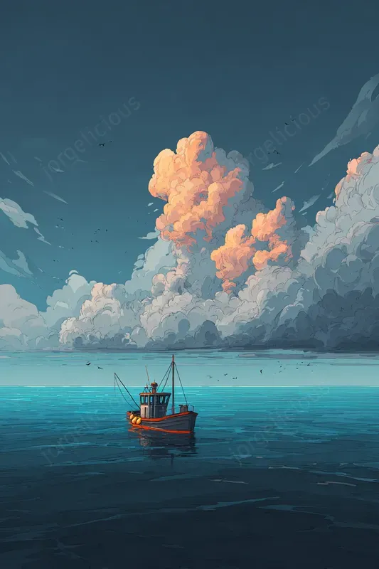 Cinematic Landscape Poster Illustrations