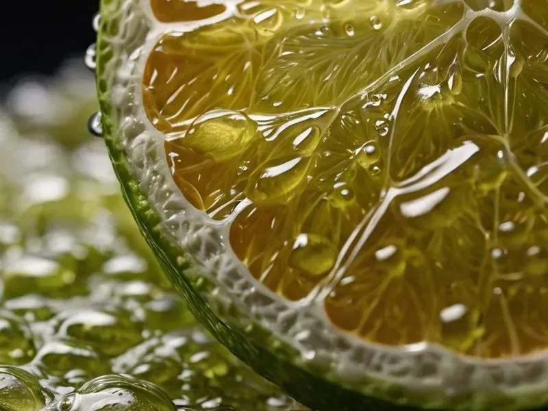 Macro Hyperrealistic Food Ingredients