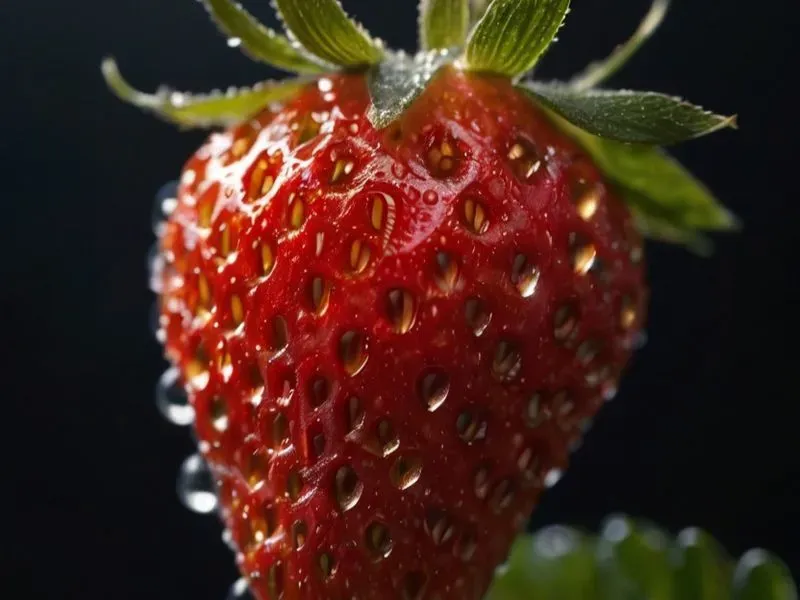 Macro Hyperrealistic Food Ingredients