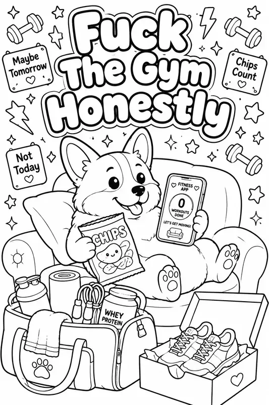 Cute But Rude Coloring Book Pages