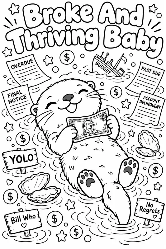 Cute But Rude Coloring Book Pages