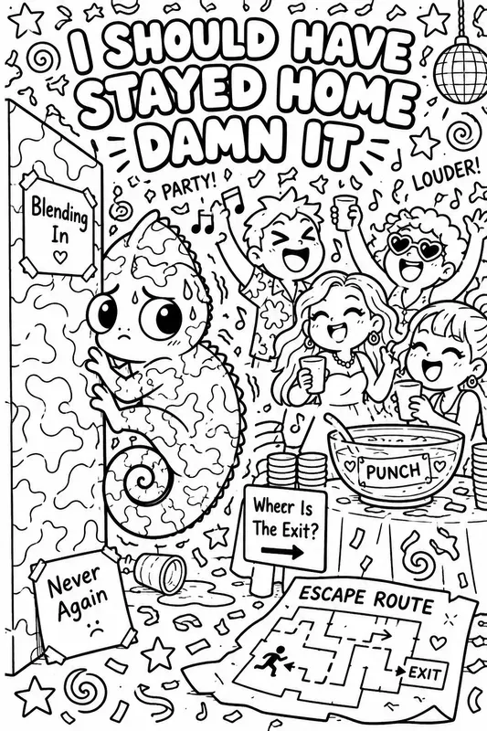 Cute But Rude Coloring Book Pages