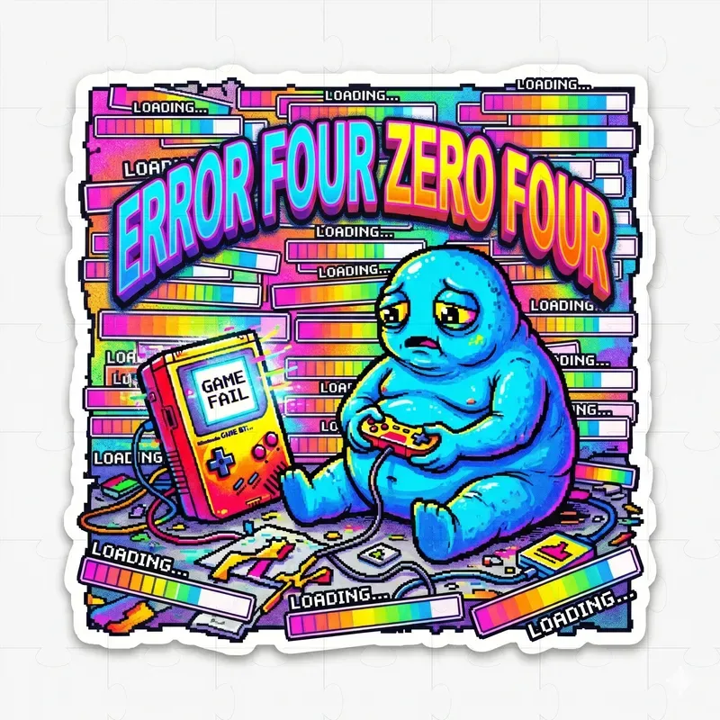 Y2k Webcore Sticker Generator