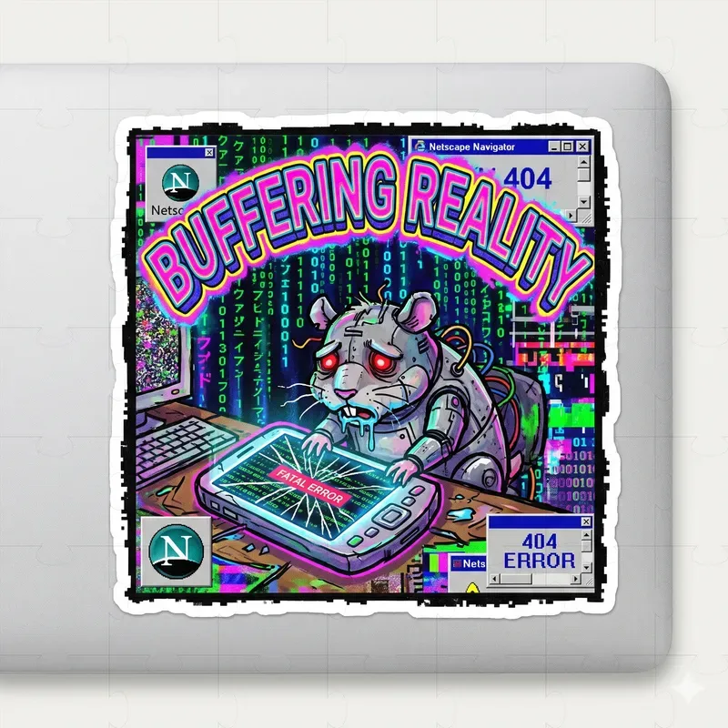 Y2k Webcore Sticker Generator