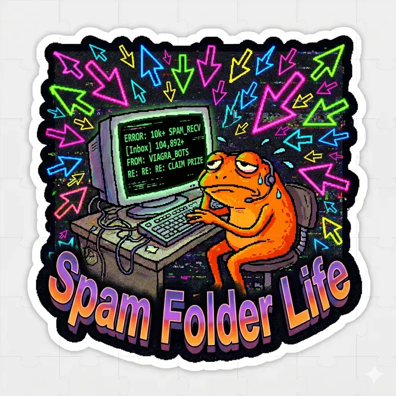 Y2k Webcore Sticker Generator