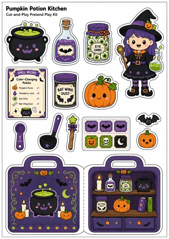 Printable Cutandplay Pretend Play Kits