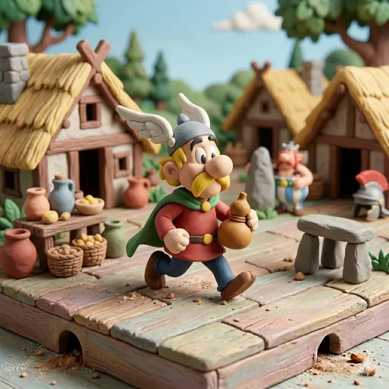 Handcraft Claymation Cartoon Characters