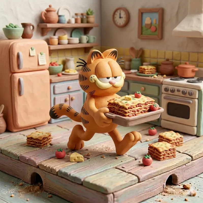 Handcraft Claymation Cartoon Characters