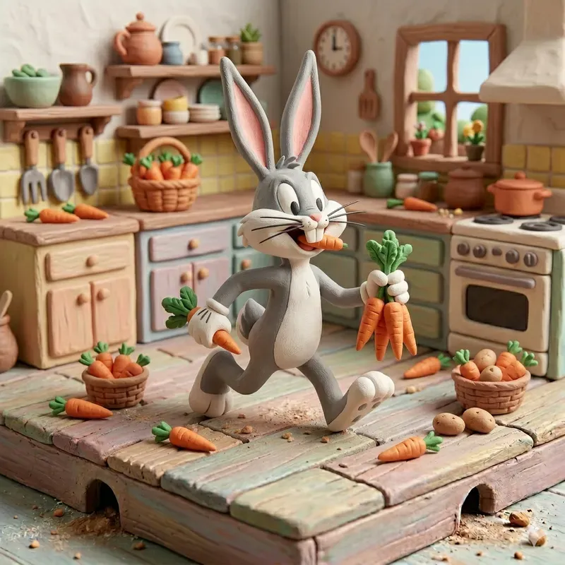 Handcraft Claymation Cartoon Characters