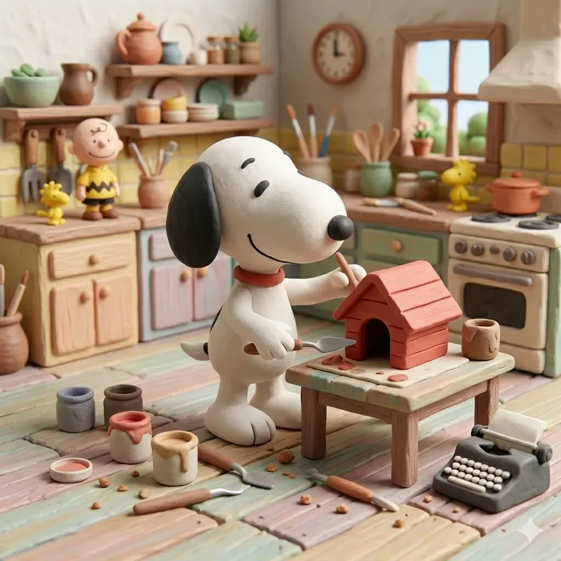 Handcraft Claymation Cartoon Characters