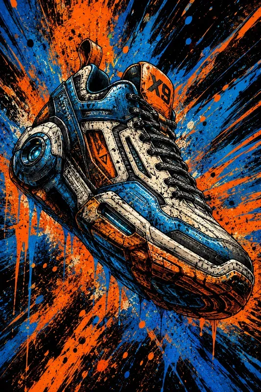 Dynamic Urban Grunge Street Art Posters