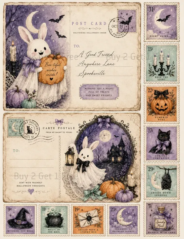 Western Postcard Postage Stamps