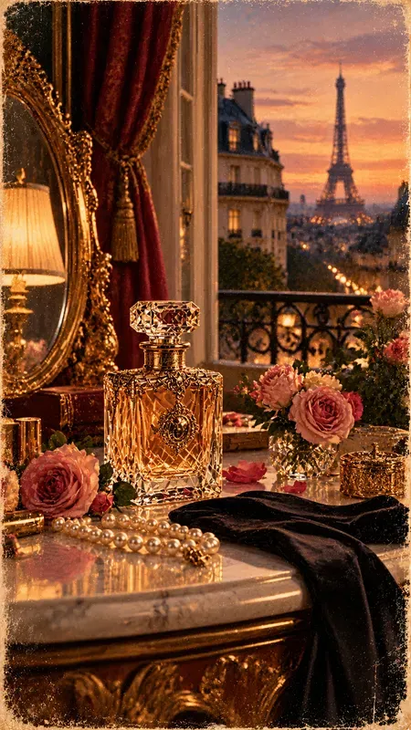 Cinematic Paris Glamour Posters