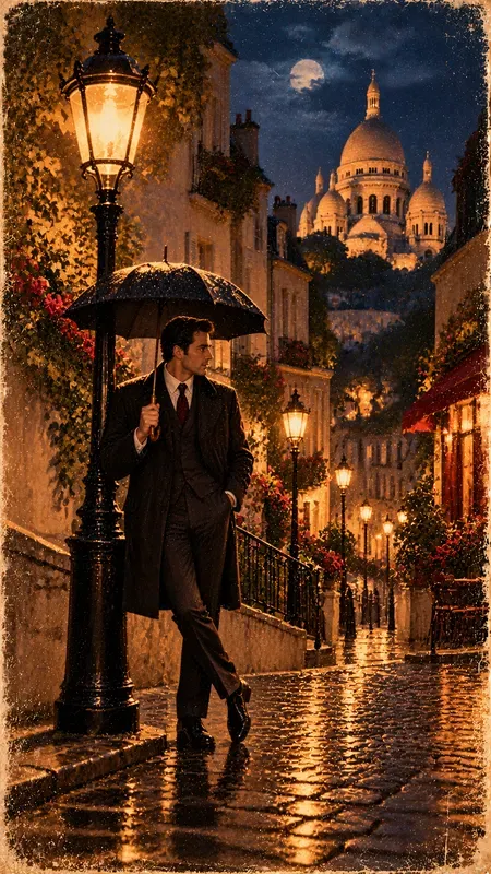 Cinematic Paris Glamour Posters