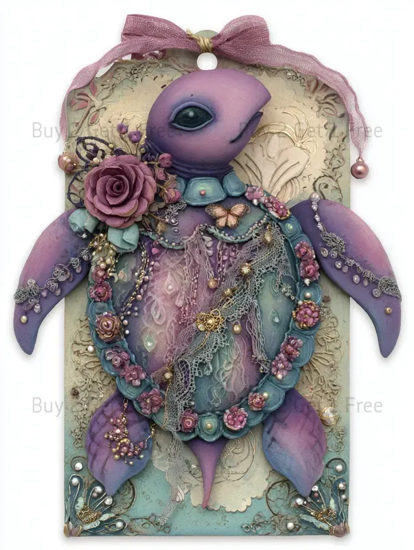 Summer Mermaid Coastal Product Tags