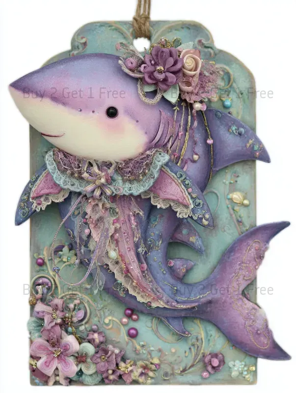 Summer Mermaid Coastal Product Tags