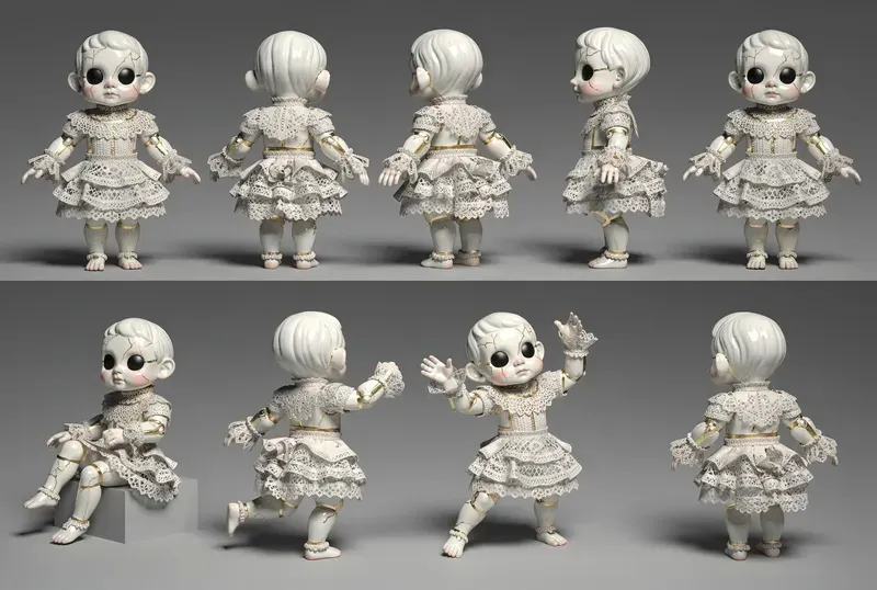 Flux 2 Pro Master Character Sheet Kits