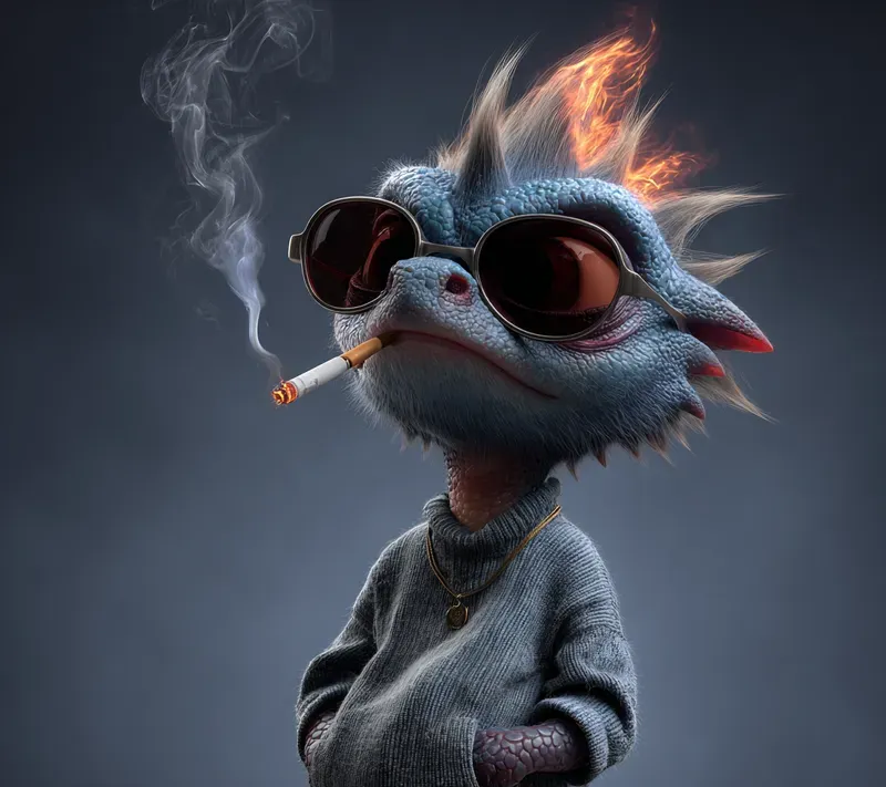 Pixar Style Expressive Character Art
