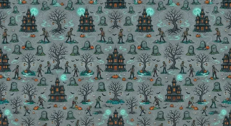 Halloween Seamless Patterns