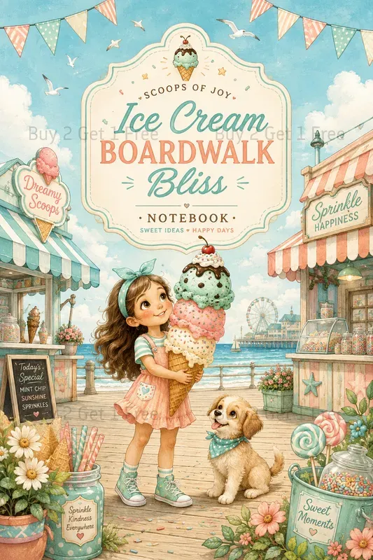 Whimsical Western Notebook Covers