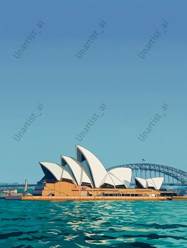 Simpson Landmark City Illustrations