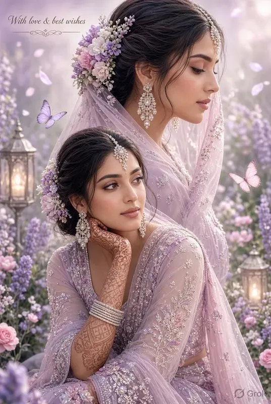 Dreamy Pastel Bridal Memory Collages