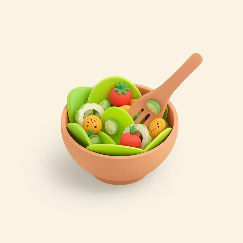 3D Isometric Food Restaurant Icons