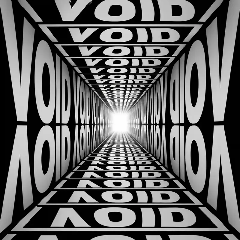 Infinite Typography Tunnels
