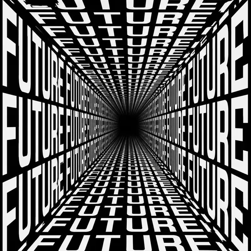 Infinite Typography Tunnels