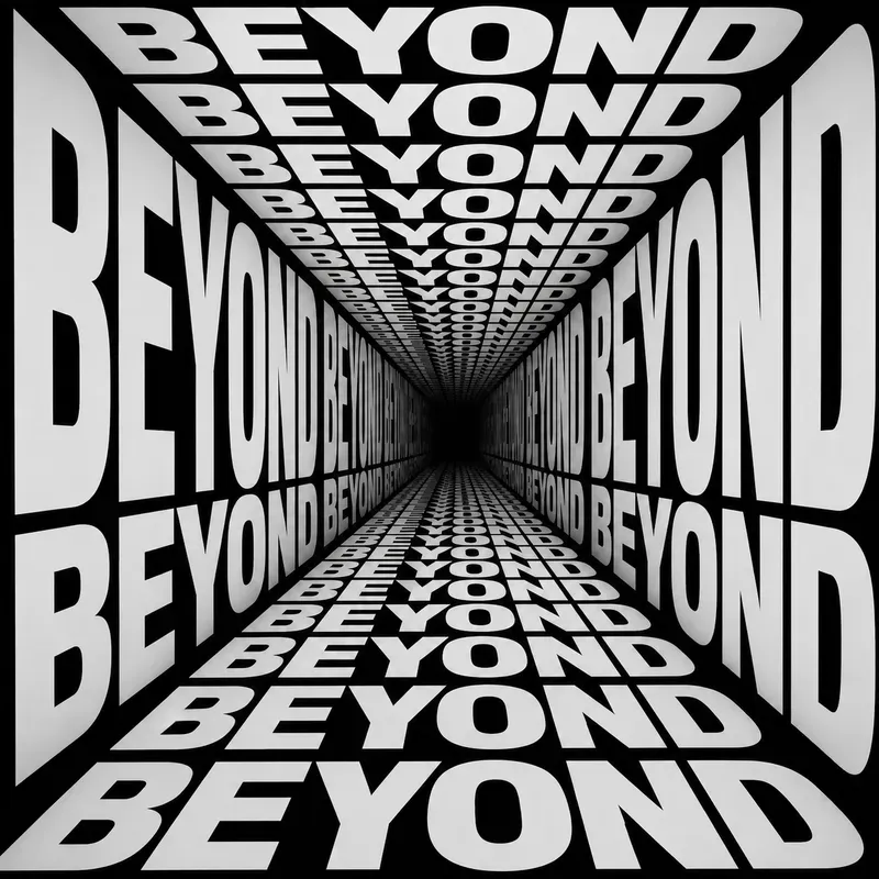 Infinite Typography Tunnels