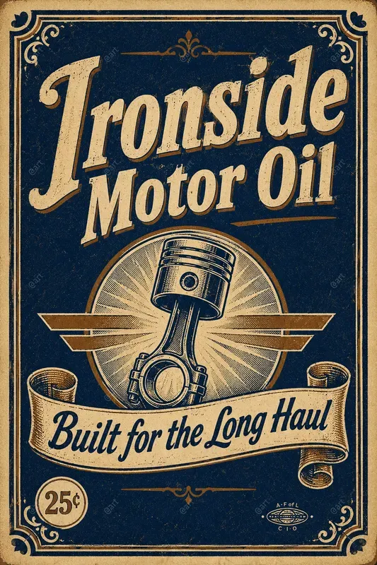 Vintage Matchbook Label Art