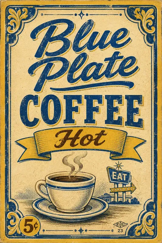 Vintage Matchbook Label Art