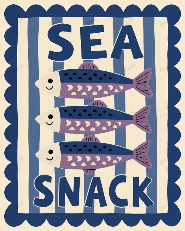 Retro Italian Food Posters