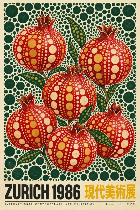 Avant Garde Polka Dot Exhibition Posters