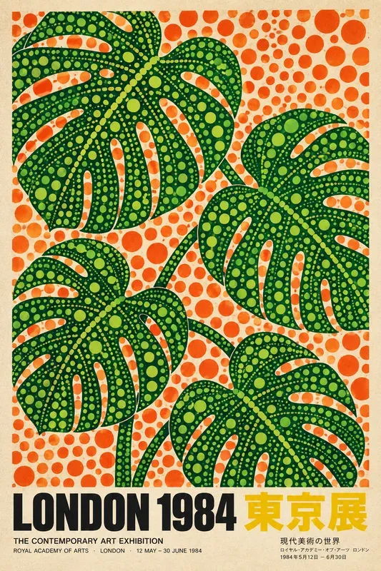 Avant Garde Polka Dot Exhibition Posters