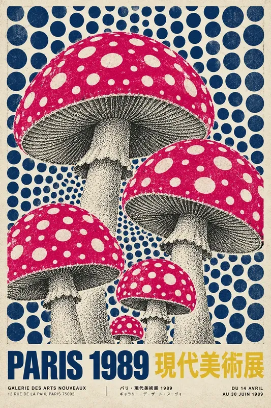 Avant Garde Polka Dot Exhibition Posters