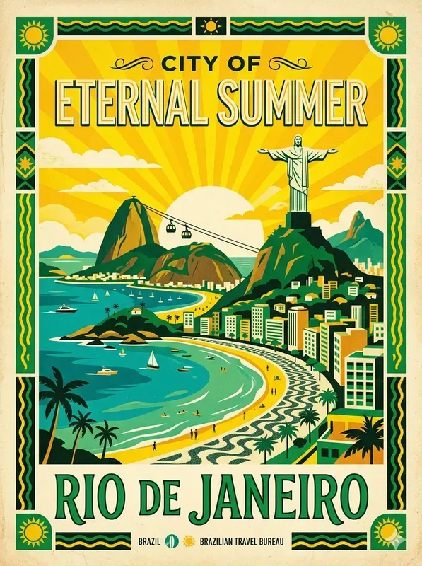 Vintage Retro Travel Posters