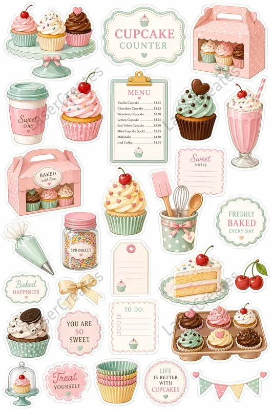 Sweet Cafe Treat Sheets