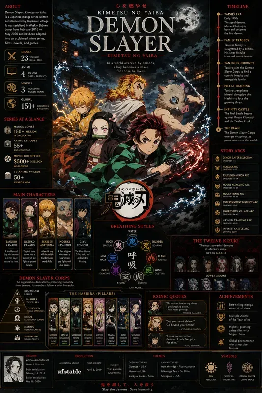Anime Infographic Poster Makers