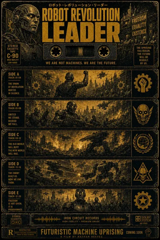 Retro Cassette Cinema Poster Packs