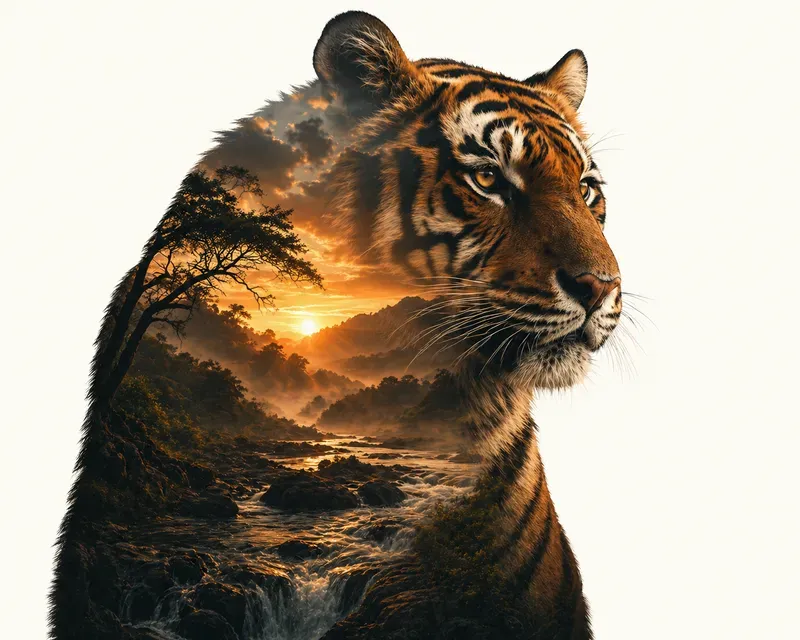 Double Exposure Inner Worlds