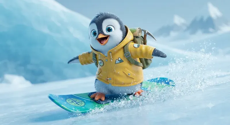 Cute 3D Adventure Mascots In Action