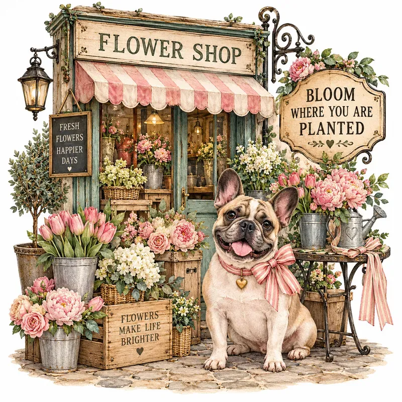 Vintage Pet Adventure Illustrations