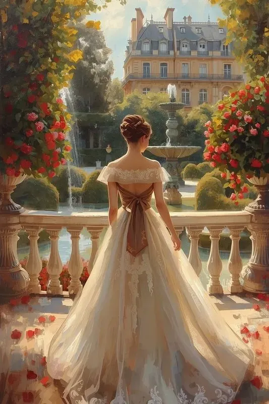 Paris Royalty Summer Oil Paintings