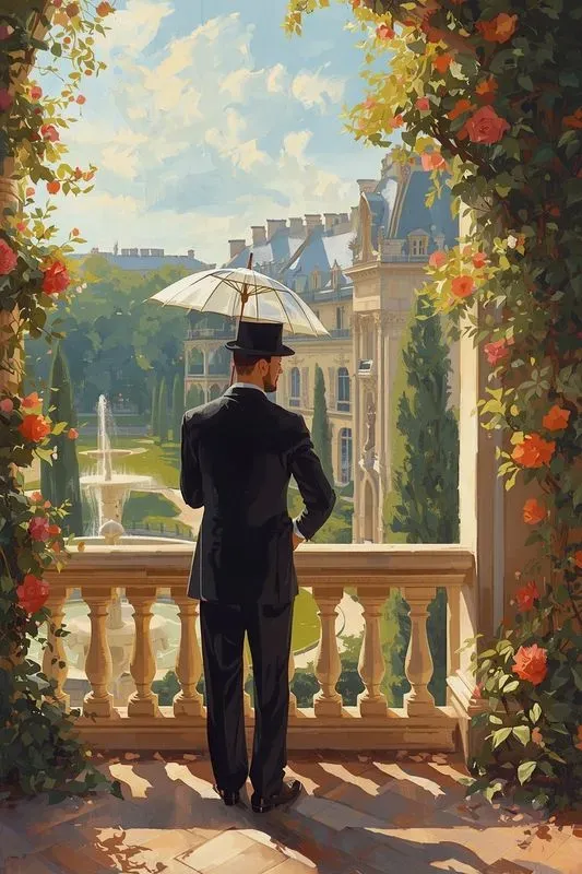 Paris Royalty Summer Oil Paintings