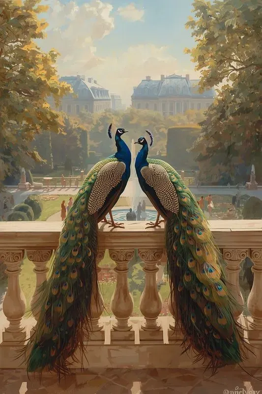 Paris Royalty Summer Oil Paintings